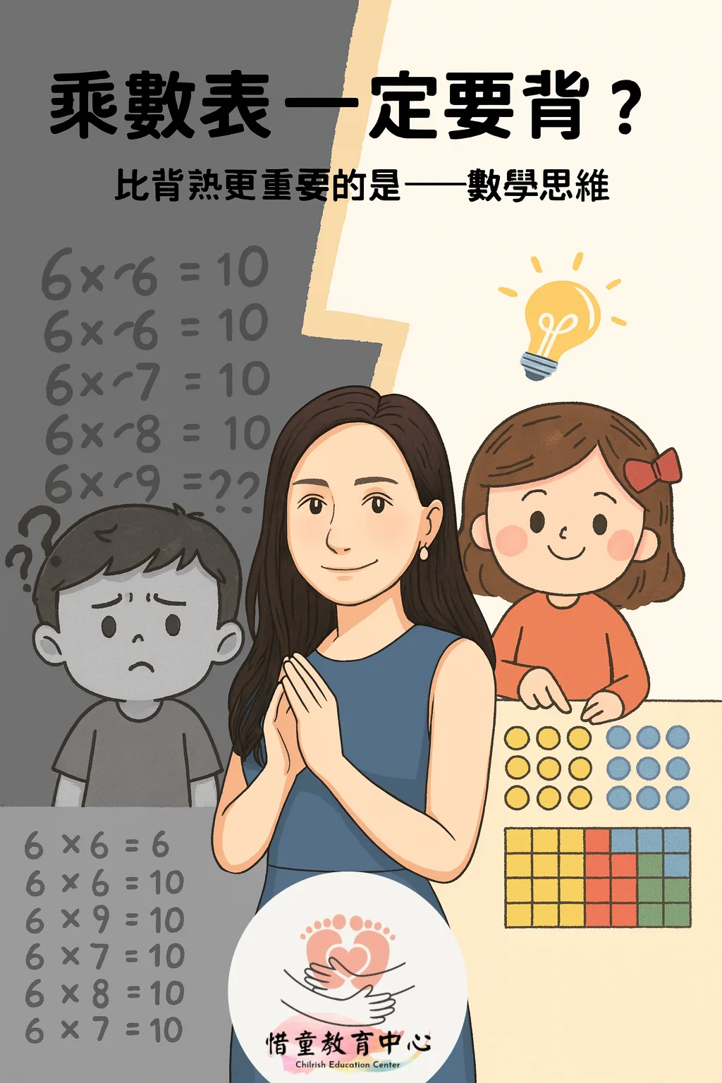 數學並非咒語，乘數亦無須機械式背誦