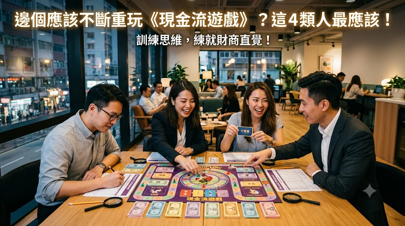 為什麼有人會玩《現金流遊戲》十幾次？這 4 類人最應該「不斷重玩」！