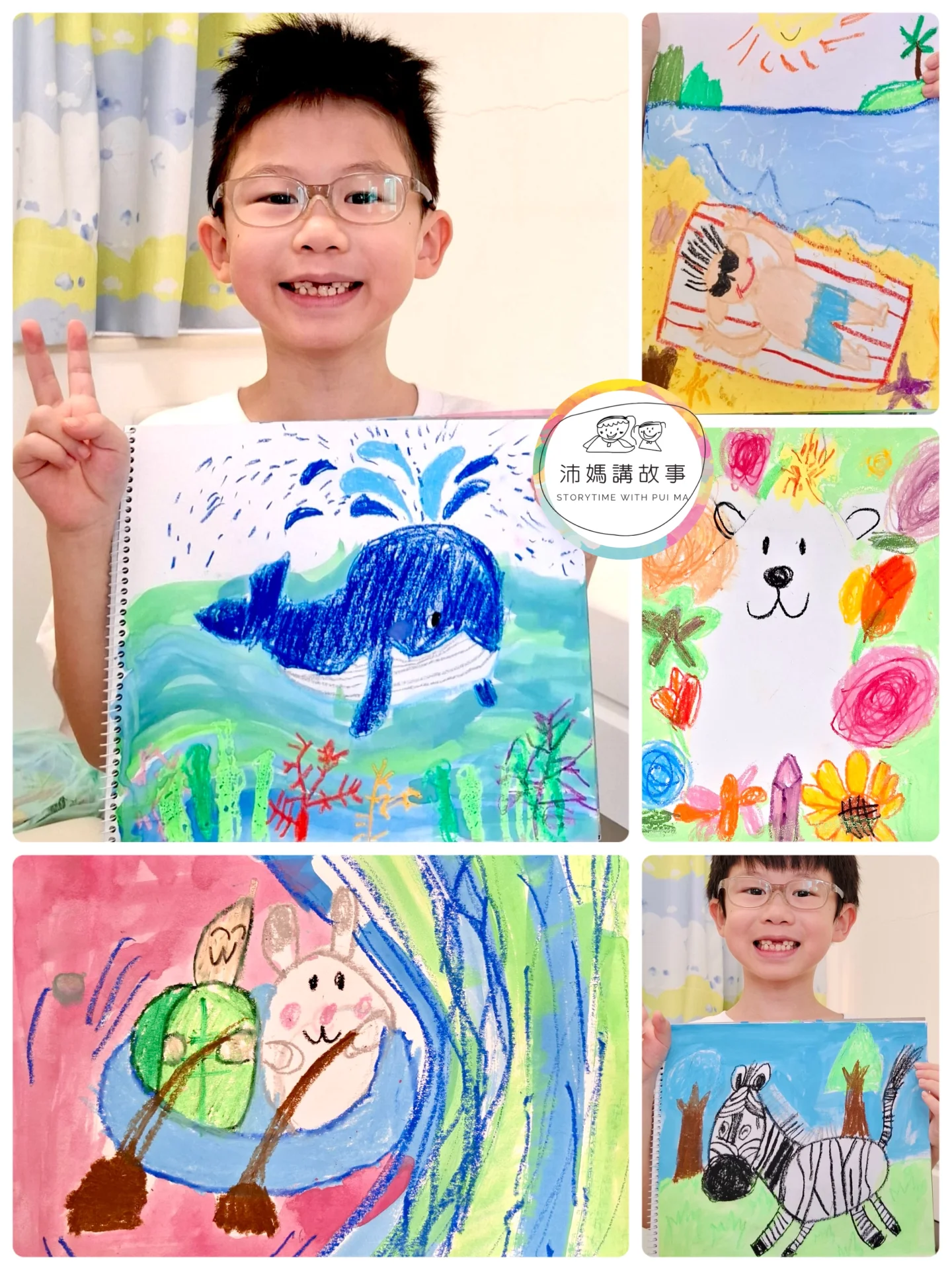 [免費試堂] 🎨2合1故事畫畫班📚（zoom網課）幼稚園班