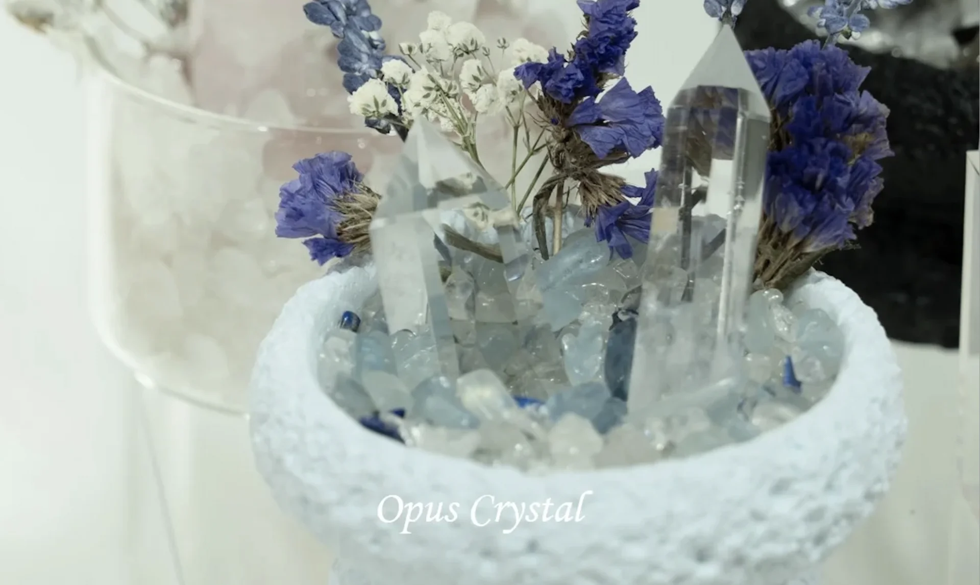 永生花水晶盆栽DIY