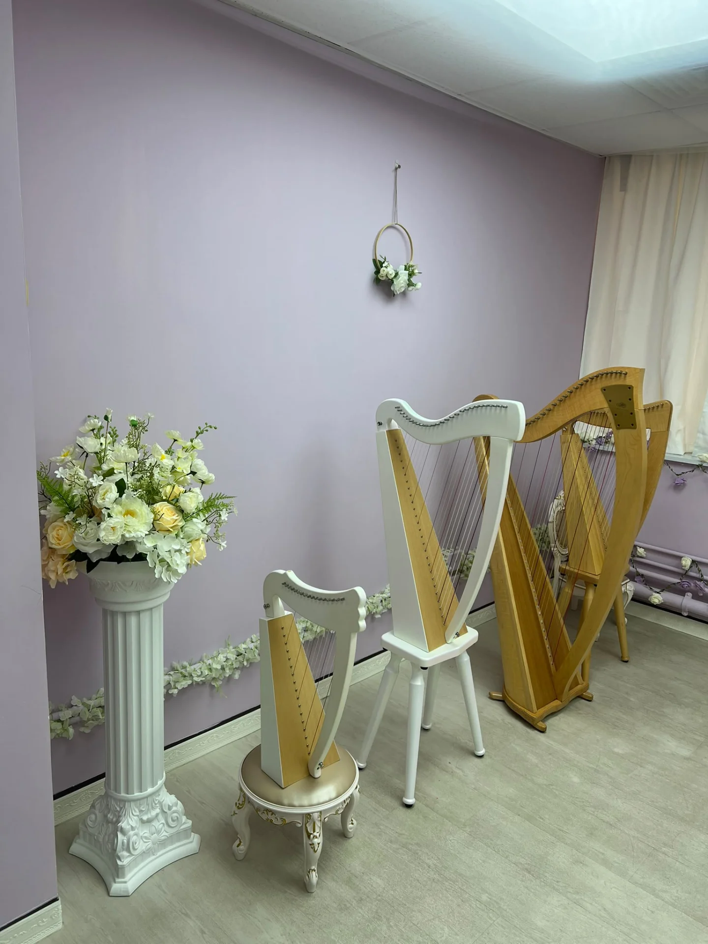 北角豎琴室鋼琴室租用 豎琴教學室 鋼琴教學室 harp room piano room