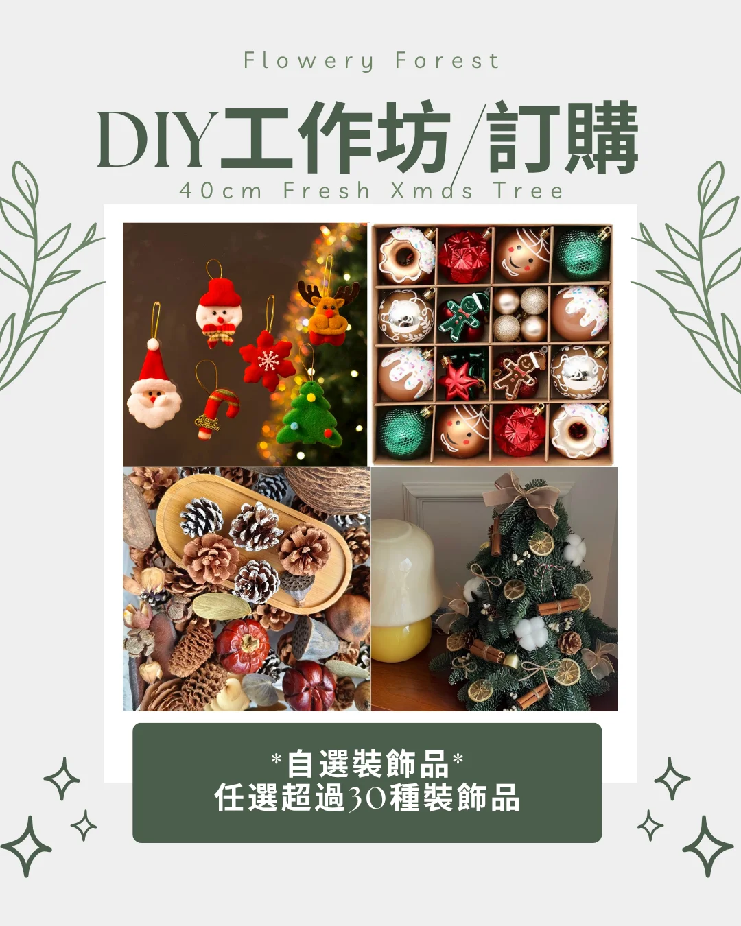 鮮貴族松聖誕樹【🎄 2026 聖誕限定親子工作坊正式開放報名！】